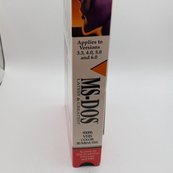 MS DOS Latest and Greatest VHS Floppy Video Everything You Need To Know Vintage - Picture 7 of 9